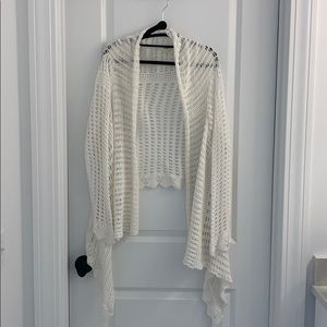 White lace cardigan
